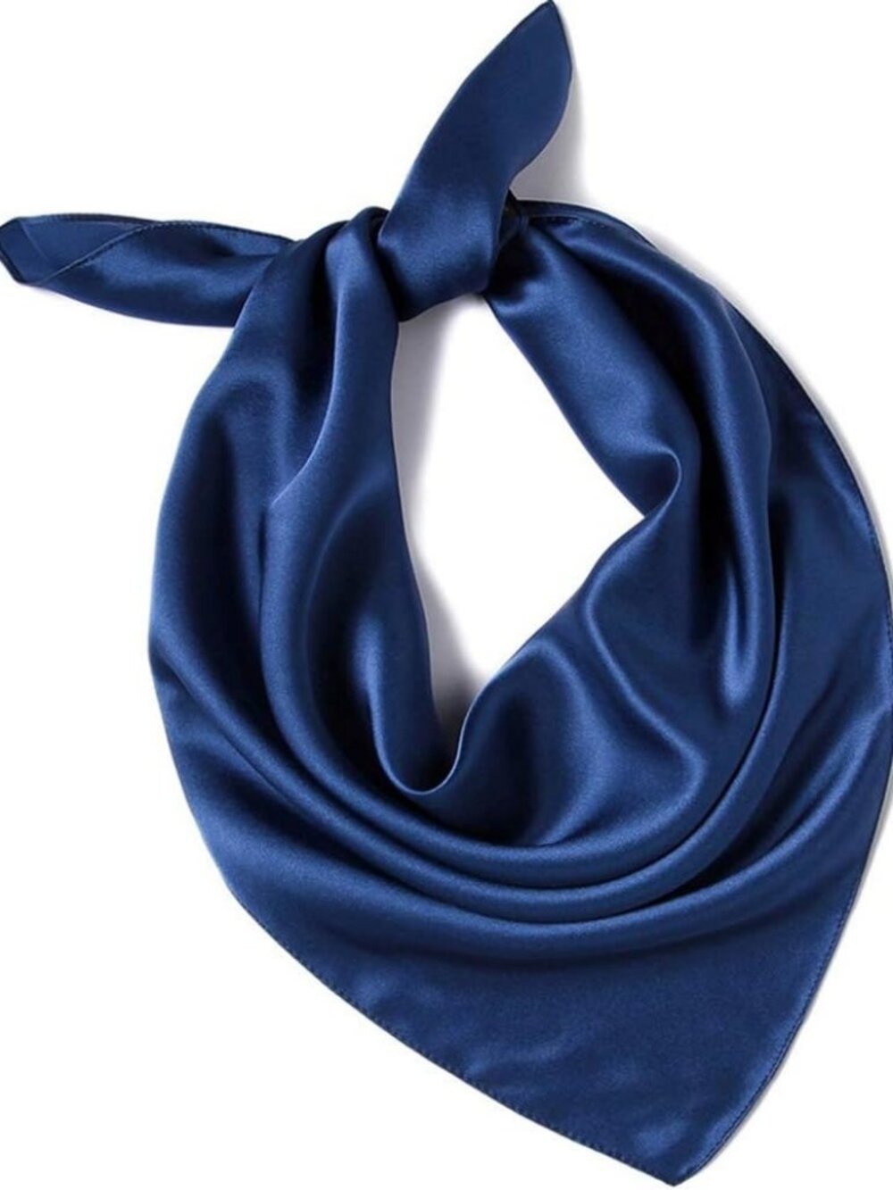 Women's Solid Color-dark Green for Hair Digital Printed Stylish Headscarf Silk